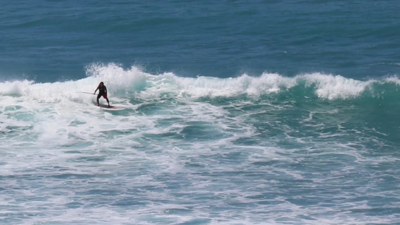 Jotaro Kato stand up paddling